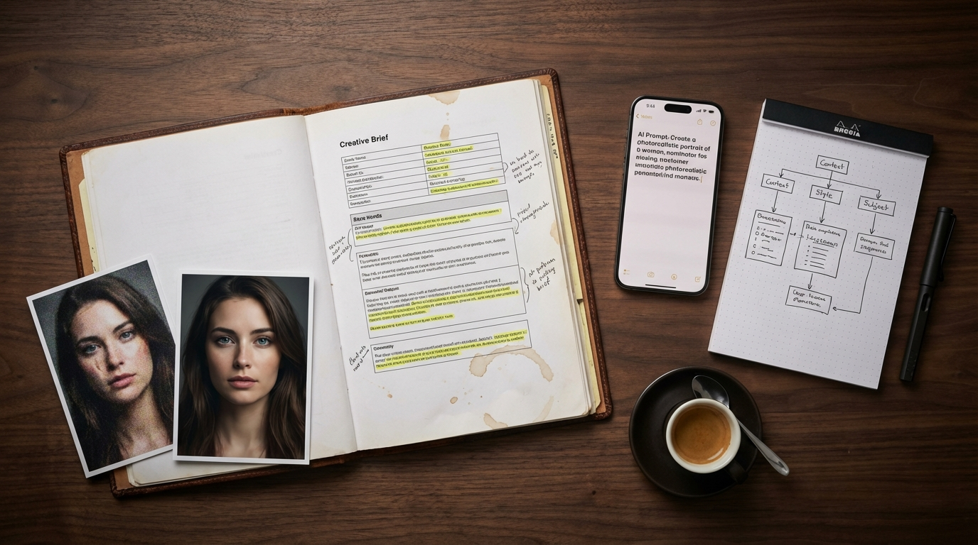 إطار كتابة الأوصاف الذي يُظهر كيف تنتج الملخصات التفصيلية محتوى ذكاء اصطناعي أفضل بشكل كبير