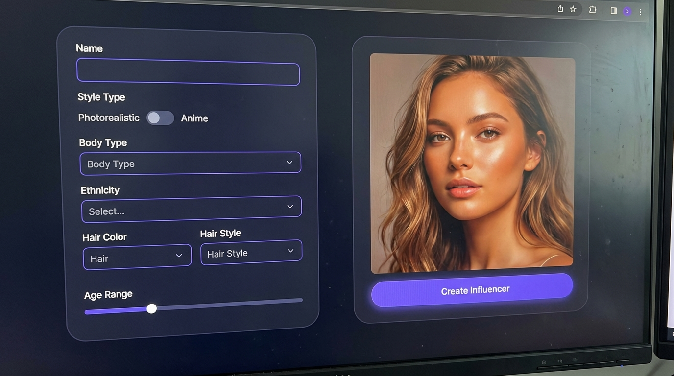 Creating your first AI influencer character