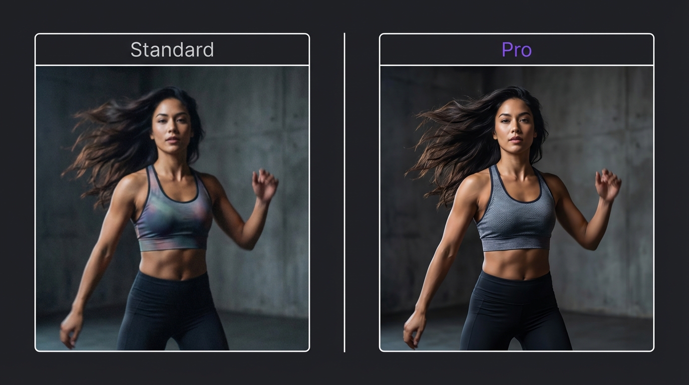 Kling v3.0 Pro vs Standard 품질 비교